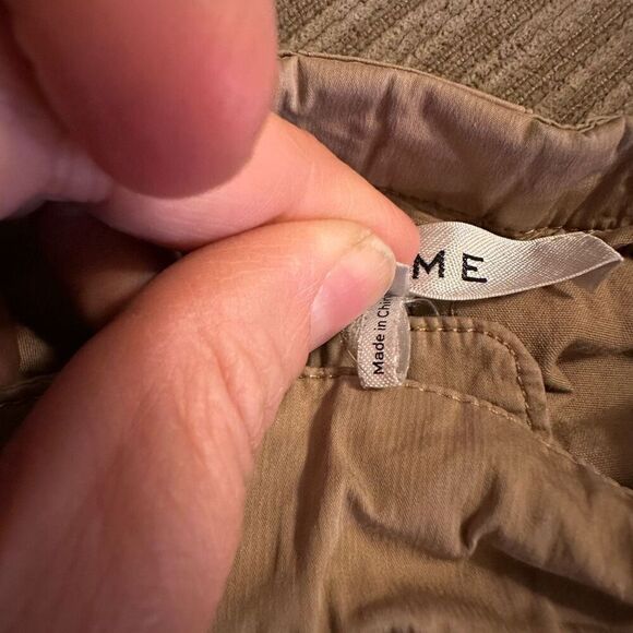 Frame tan tie up rolled short size 2 - Picture 3 of 9